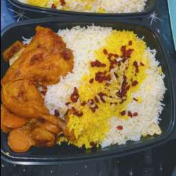 زرشک پلو با مرغ